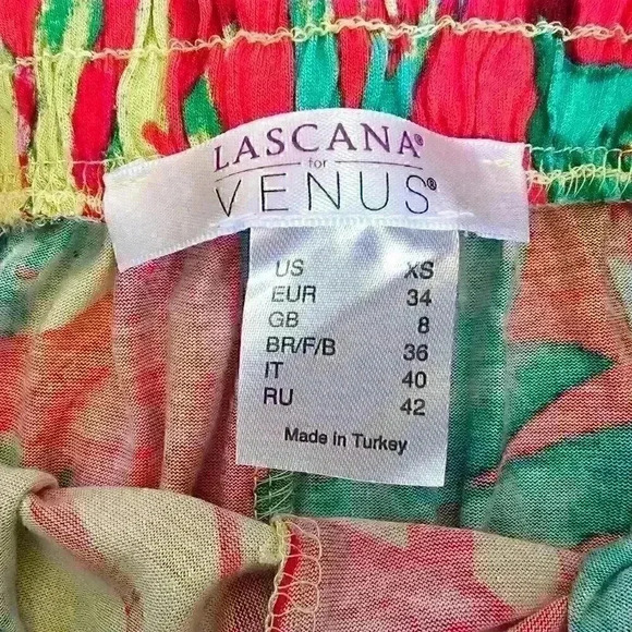 ✨Like New✨  Lascana for Venus Flowy Patterned Hawaiian Shorts, Size XS - Picture 3 of 7